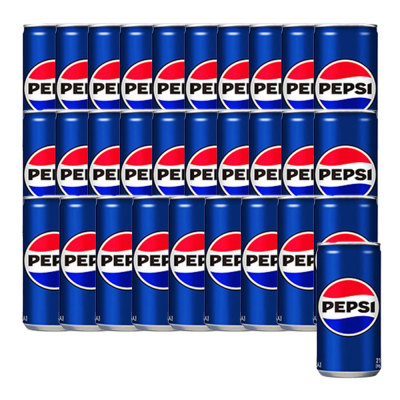 Pepsi Cola 210 ml x 30 cans Carbonated Soft Drink Cola Beverage