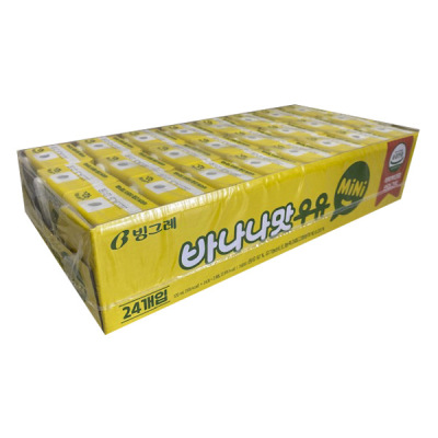 Binggrae/Banana Flavored/Milk/MiNi/120ml/x