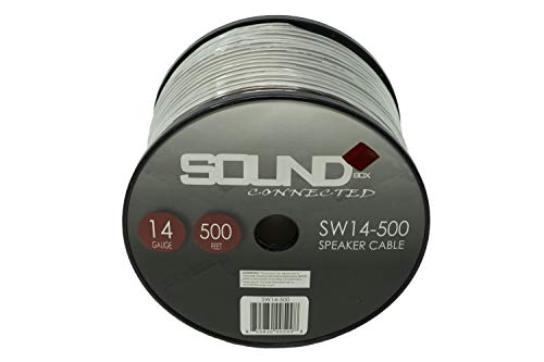SoundBox Connected 14 Gauge 500' Speaker Wire Home/Car Spool