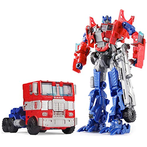 19cm Transformation Car Robot Toys Bumblebee Optimus Prime Megatron Decepticons Jazz Collection Action Figure Gift for Kids, Deformation Car Robot, Car Transform Robot (Style B)
