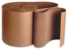 12 feet x 36" Single-face Corrugated B Flute Cardboard Roll.