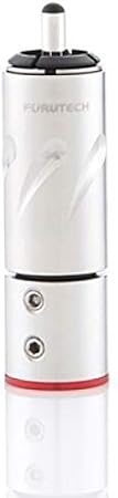 FURUTECH FT-111 (R) Hi-End Rhodium-plated-copper Single RCA locking plug