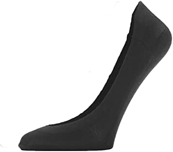HUE womens Hidden Cotton Perfect Edge Liner Sock With Gel TabSocks