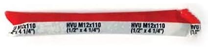 Hilti Adhesive Capsule HVU 1/2"x4-1/2" (M12) - Red, Resin, Solid, Adhesive Capsule, Package of 10