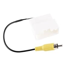 beler Car Stereo Backup Camera Harness RCA Wiring Adapter Video Cable Fit for Jeep Dodge Chrysler