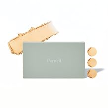 Parnell Cicamanu Matte Spondation (Powder Foundation with Sponge) 11g, #21 Fair Ivory | Lightweight Oil-Control | Matte Finish and Long-Lasting | Infused with Centella Asiatica | K-Beauty