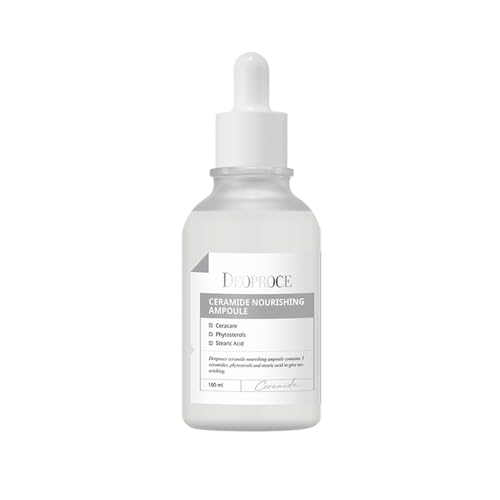 Deoproce Ceramide Nourishing Ampoule 100 ml, Korean Skincare, Moisturizing, Hydrating, 5 Types of Ceramide Ingredients, Phytosterol, Cholesterol