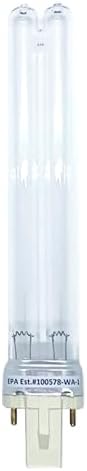 13 Watt UV-C 13W Germicidal Ultraviolet UV Bulb 13Watt UV Bulb G23 base