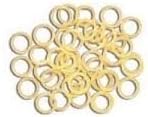 Orthodontic Elastic Gap Teeth Bands - Size 1/8 Heavy - 100 Bands - for Lower Teeth OR Smaller Upper Teeth by Cayenas
