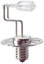 Technical Precision 12V 50W Halogen Bulb - Replacement for Mentor GH-12 Medical Slit Lamp 12-Volt Version Light Bulb E14 Base with P44S Flange - 1 Pack
