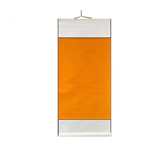 32x70cm Chinese Calligraphy Paper Scroll, Xuan Rice Paper with Hanging Rods - Premium Blank Scroll for Brush Writing, Ink Painting & Sumi Traditional Art Supplies for Beginners& Professional.