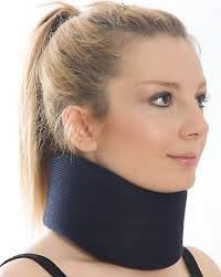 Sponge Neck Collar Navy Blue Neck Hernia, Neck Support Neck Straightening (XXLARGE)