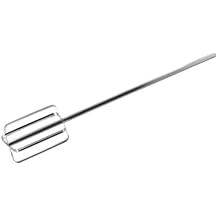Stainless Steel Meat Stirring Rod Mixer Whisk for Sauces Pancakes Pastes 15.7inch Paddle Mixing Tool for Drill Attachment Easy to Clean and Store