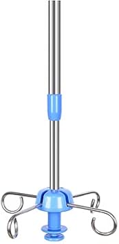 IV Pole, Portable IV Drip Stand with Pulley for Ceiling Walls,Height Adjustable Hanging Infusion Stand,A