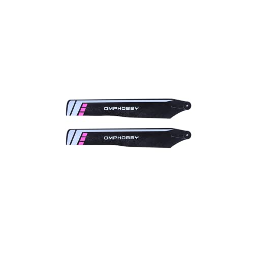 OMPHOBBY M1 Parts 125mm Main Blades Hard Rc Heli Accessories for OMPHOBBY M1 RC Helicopters OSHM1033Purple
