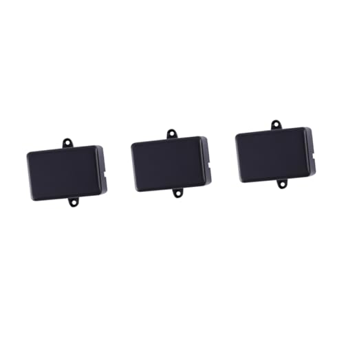 3pcs Waterproof Plastic Electronic Junction Box Small Electrical Enclosure Container for Circuit Protection DIY Project Case Mounting Plate