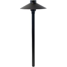 SPW Brilliance BD-PL-ECO-G4 Black Diamond Path Light Fixture Blackened Brass Includes 3W LED 240 Lumens 2700K BDPLECOG4