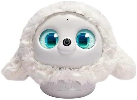 Pet Robot lopeto AI robot with Charging Base and Charging Base Included, Emotional Growth, Built-in AI, Pet Robot, Communication Robot, Cultivate Personality, Conversation, Gesture Recognition, Touch Sensor, Pet Grade Fur, Warm Touch, Interchangeable Clothes, Gemini