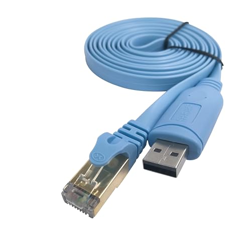 DSD TECH SH-RJ45P USB to Console Cable with PL2303GT chip for Routers Switches 1.8M5.9FT