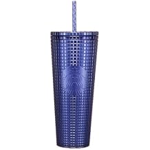 Starbucks Cobalt Grid Cold Cup (24 oz)