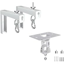 XINLEI Univeral Projector Screen Wall Mount & Mini Projector Ceiling Mount Bundle