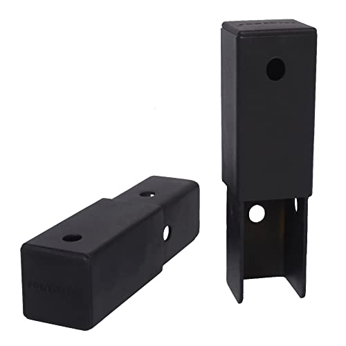 Powertec Power Rack Height Extension, 5 inches, Set of 2 - Premium Front Upright Extension for All Powertec Workbench Power Rack Series WB-PR - Does Not Fit WB-HR Half Rack
