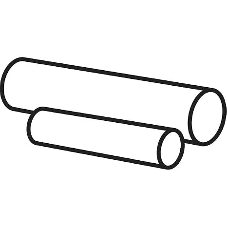 White PTFE Rod Stock 1 ft. L, 3/4" Dia., Mfr: G15-TRCE-.75-1-A