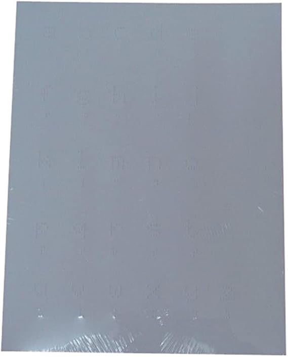 Capital or Lowercase Braille and Print Tactile Alphabet Learning Sheets, (Capital Unless specified) - The Braille Store and Blind in Mind
