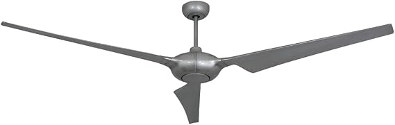 Ion 76 in. WiFi Enabled Indoor/Outdoor Brushed Nickel Ceiling Fan with Remote Control