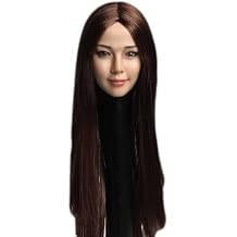 Phicen Super Duck 1/6 Asian Beauty Head Sculpt SDH010 -A B C Three Styles (SDH010-C)