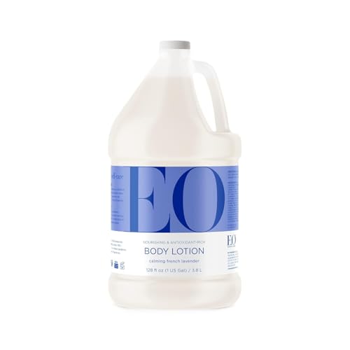 EO Body Lotion Refill for HandsBody, 1 Gallon, French Lavender, made with Essential Oils for men and women