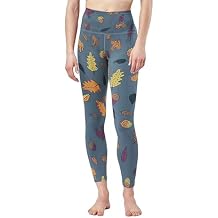 Lularoe Leggings (US, Alpha, One Size, Regular, Regular, Gray Fall Leaves) - One Size - Fits Size 2-10