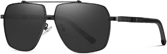 Sunglasses Polarized Sunglasses Travel Driving Sunglasses Two-Tone Square Frame Men'S Fashion Glasses