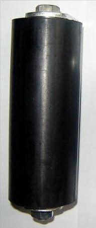 Sliding, Rolling Gate Guide Roller Black UHMW Rollers Rubberized Hard Plastic Sliding Gate Roller Guide with Bracket 6"