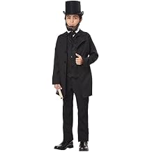 California Costumes boys Abraham Lincoln/Frederick Douglass