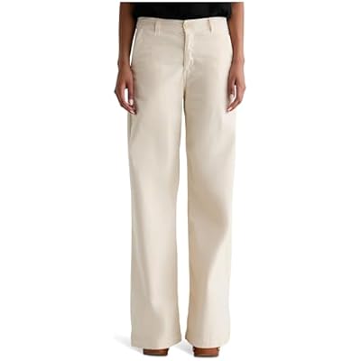 AG Jeans Stella Mid Rise Wide Leg Palazzo Pant in Opal Stone