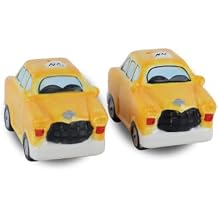Yellow Cab Taxi Salt and Pepper Shaker - Novelty Salt Shakers for a Fun and Unique Dining Experience