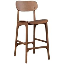 Solvang Wood Bar Stool- Brown Ale Finish