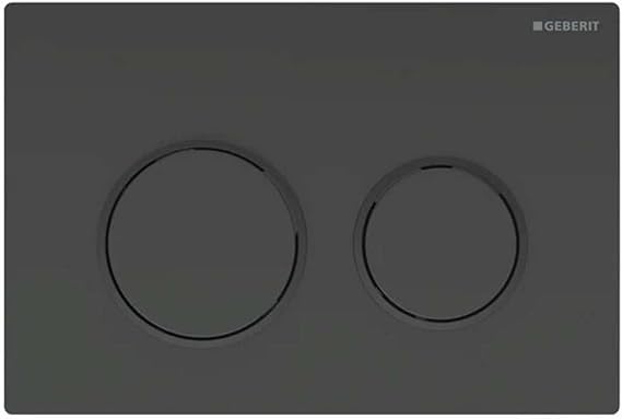 Geberit: 115.085.DW.1 - act pl Omega20 dual pl black/mblac/black