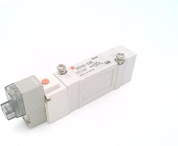 Smc Sy5140-5loz Lead Wire Entry, 2-position Single Actuation, Rc Thread, 300 Mm, Sy Series, Non-locking Push Manual Override, Base Mounted, 24 V Dc, 5 Port, Internal Pilot, Single Unit, Solenoid Valve