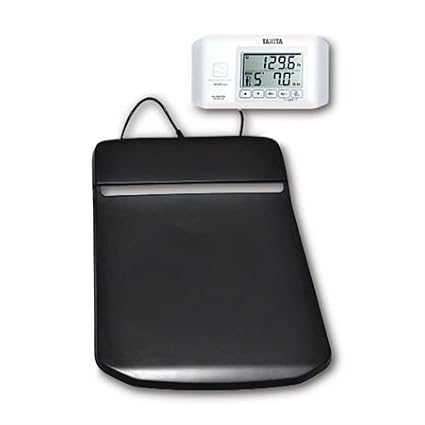 Tanita WB-800S Plus Digital Weight Scale 660 lb Capacity - Professional Medical BMI Scale - Japan Technology - Portable Platform - LED Display - USB RS-232 Output - Hospitals Clinics Gyms