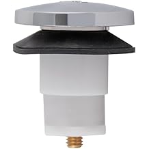 EZ-FLO ABS Tip-Toe Drain Stopper with Rubber Seal, 5/16 Inch Thread, Chrome Plated, 35227