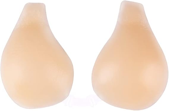 Silicone Sticky Bra, Adhesive Bra with Gather Front Clip Strong Stickiness Reusable Adhesive Bras for Women