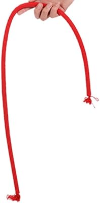 Red The Rigid Stiff Rope Flexible Magic Tricks Comedy Stage Close up Rope Magic Tricks Mentalism Illusion Gimmick Props for Comedy Stage Magic Beginner Easy to do Magic Games,Novelty and Gag