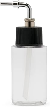 Iwata Clear Cylinder Sidefed Bottle 1Oz