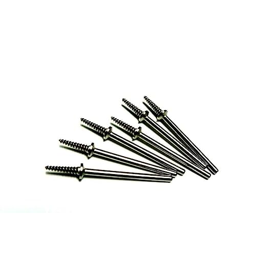 Mini Mandrel Tapered Threaded Mandrel Screw Thread Head Arbor 332 6pcs Made in Germany