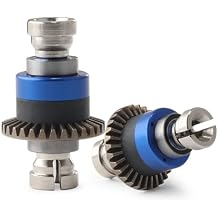 Assembled Differential 30T Front and Rear Universal Upgraded Metal Differential for 1/18 Granite GROM 1/14 Mojave Accessories for 1/18 2S Granite Big Foot Truck Granite GROM RTR (Bule)
