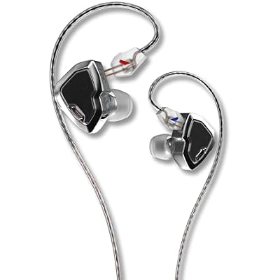 Hidizs MS2 PRO in-Ear Monitor, 10.2mm Dual-Magnetic Drivers 1DD1BA Hybird IEMs Wired Earbuds, Zinc Alloy Integrated Molding, Pneumatic Filters for Audiophile Musicians, Detachable 4.4mm OFC Cable