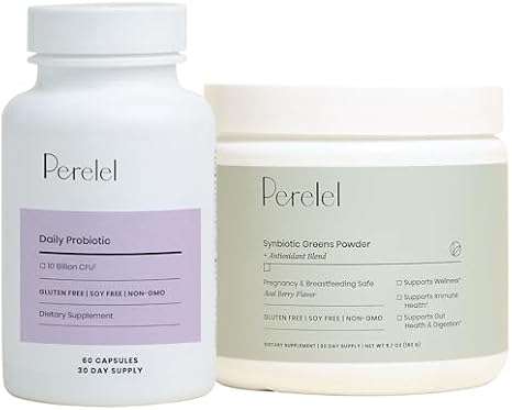 Perelel Greens Powder & Daily Probiotic Bundle