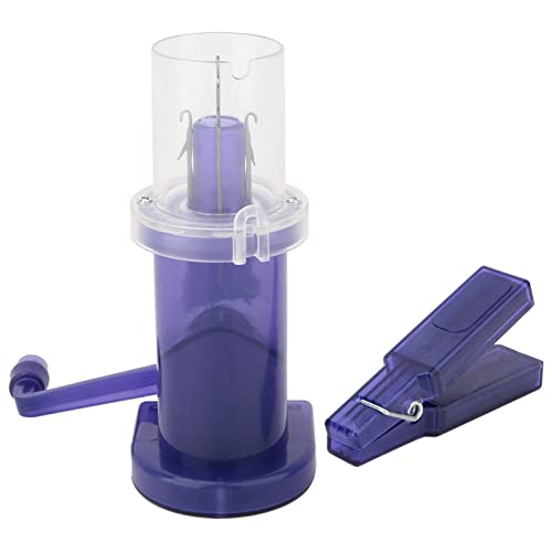 Handoperated Knitting Machine,Hand Spool Knitter, Mini Hand Operated Weaver Knitting Machine, Easy Knitting Sewing Tool for DIY Bracelet Weave, Embellish Clothing, and Woven Wire